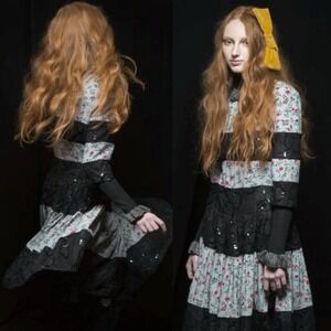 NWT Jill Stuart Tatjana Sequin Tiered Dress FW 2018/19 Size 4 Rare Romantic